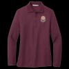 Women's Silk Touch Long Sleeve Polo Thumbnail