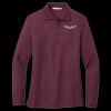 Women's Silk Touch Long Sleeve Polo Thumbnail